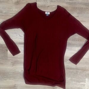 Old Navy Maroon Knit Sweater